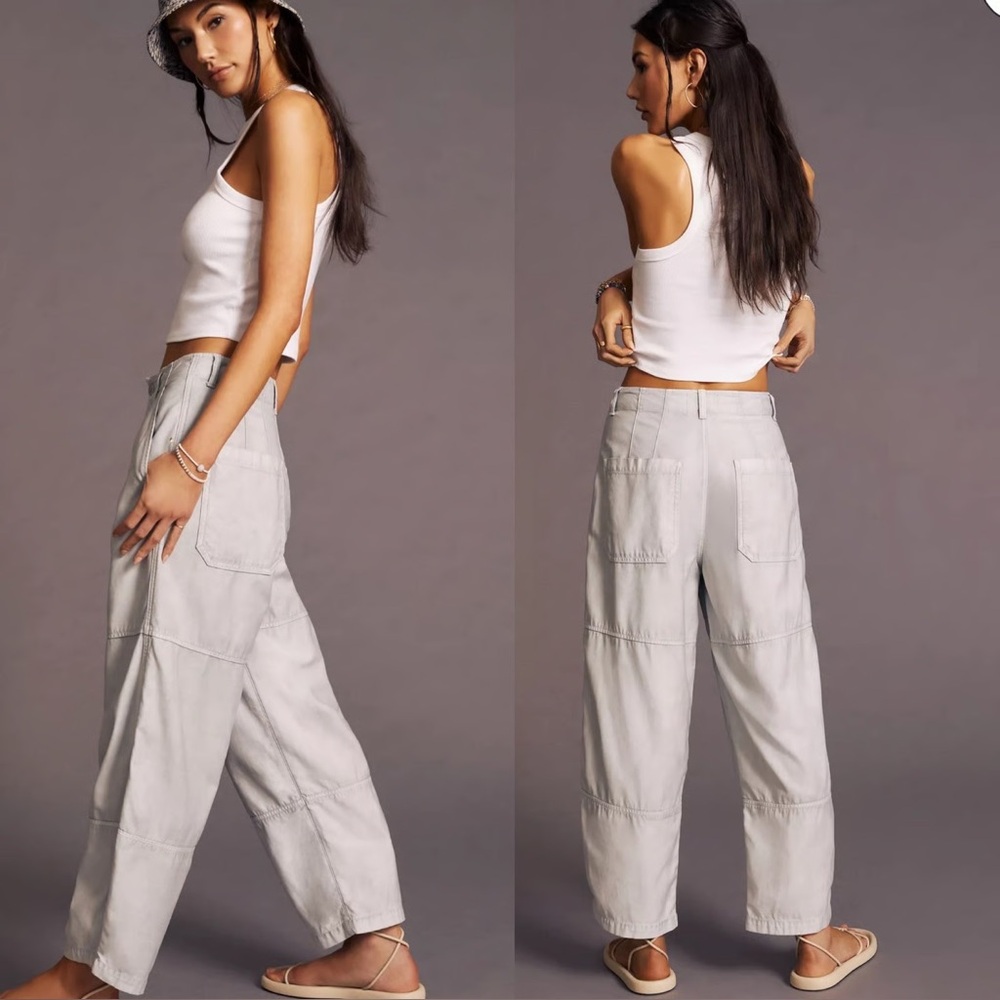 Citizens of Humanity Surplus Utility Pant Size 27 Grey Barrel Style Wide Leg